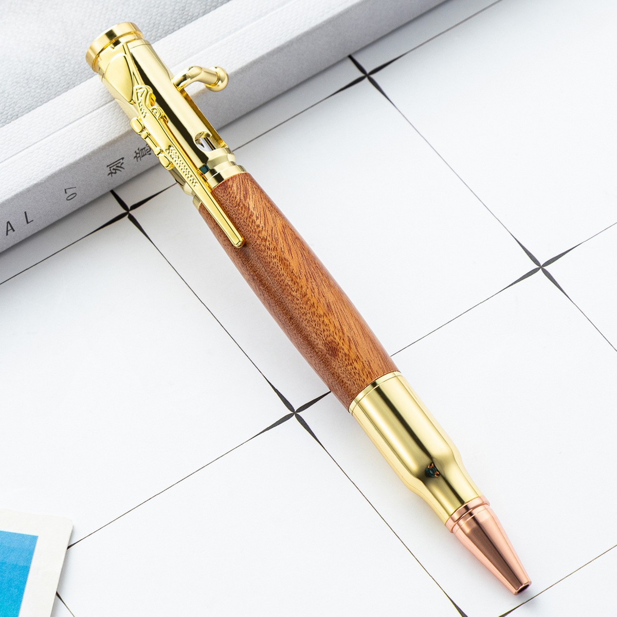 🔥Buy More Get More Free🎁Handmade Bolt-Action Wooden Pen