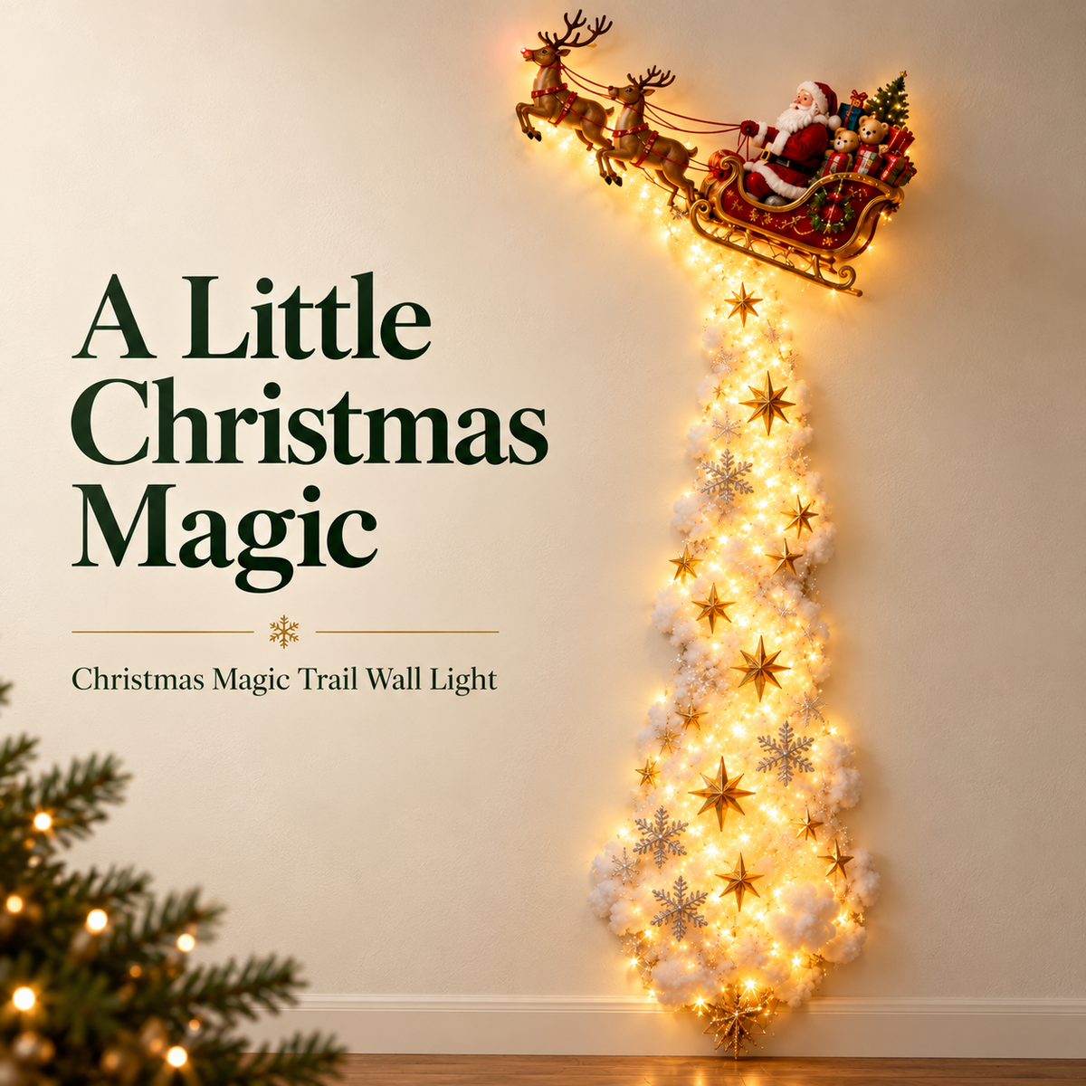 ✨Christmas Magic Trail Wall Light - A Little Christmas Magic, Right on Your Wall✨
