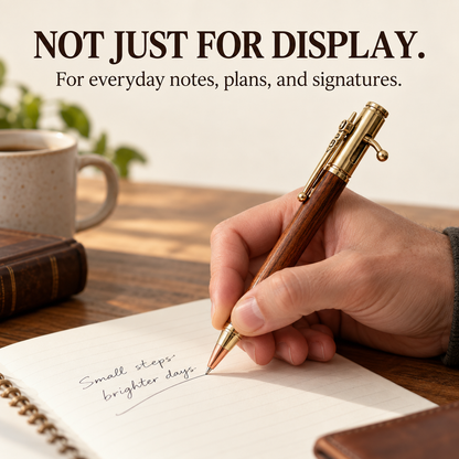 🔥Buy More Get More Free🎁Handmade Bolt-Action Wooden Pen