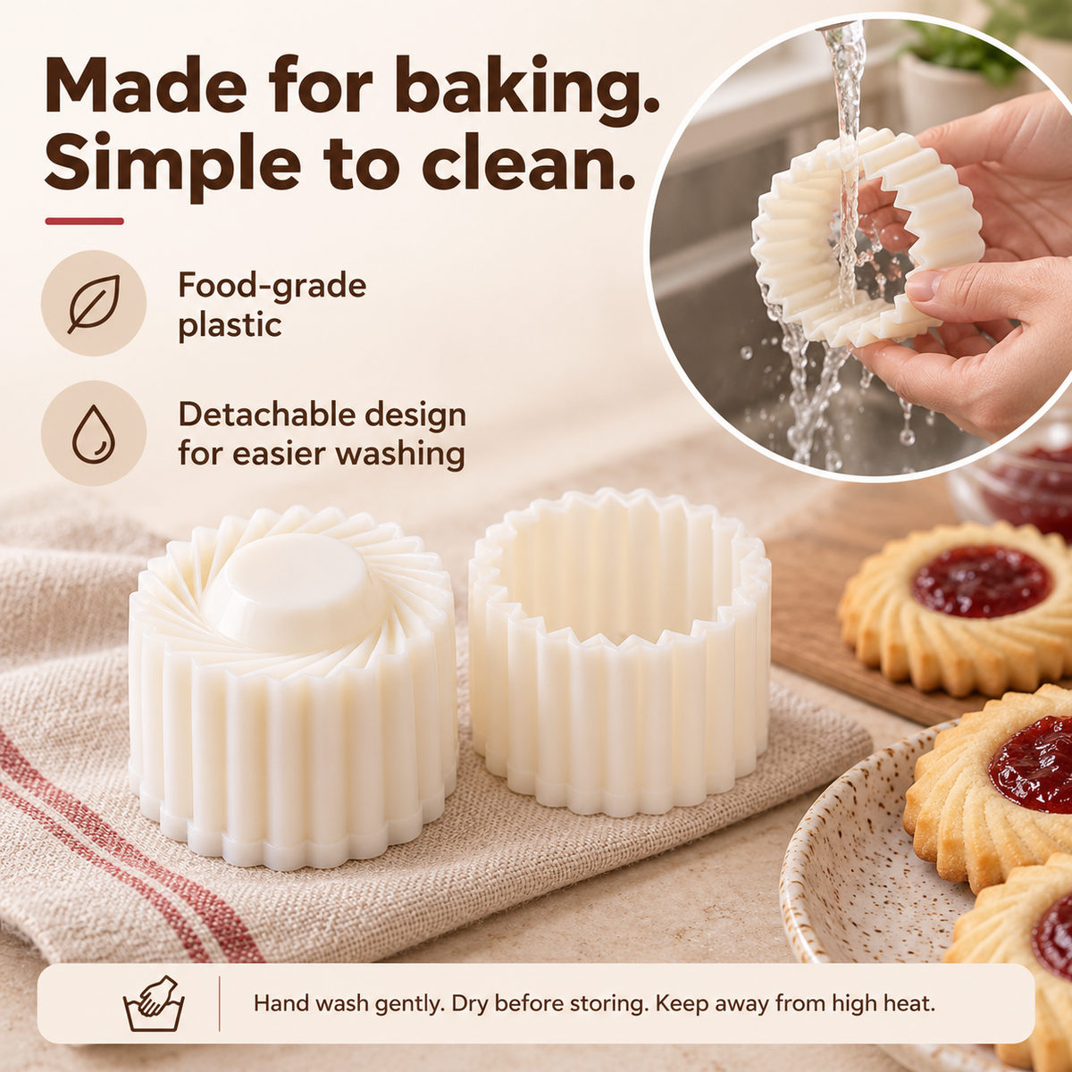 🥳2026 HOT SALE🥳🎂Creative Double-Ended Pastry Mold.
