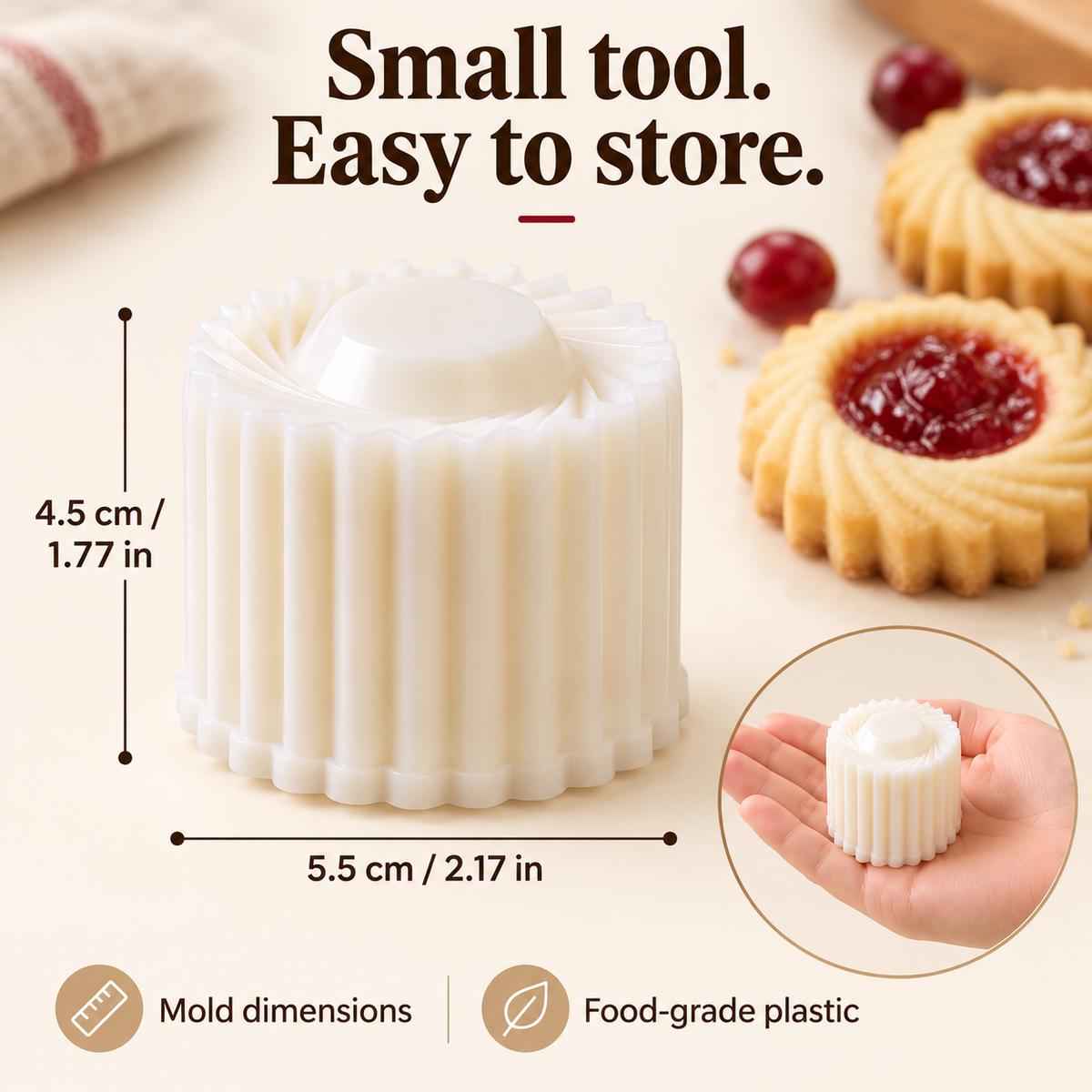 🥳2026 HOT SALE🥳🎂Creative Double-Ended Pastry Mold.