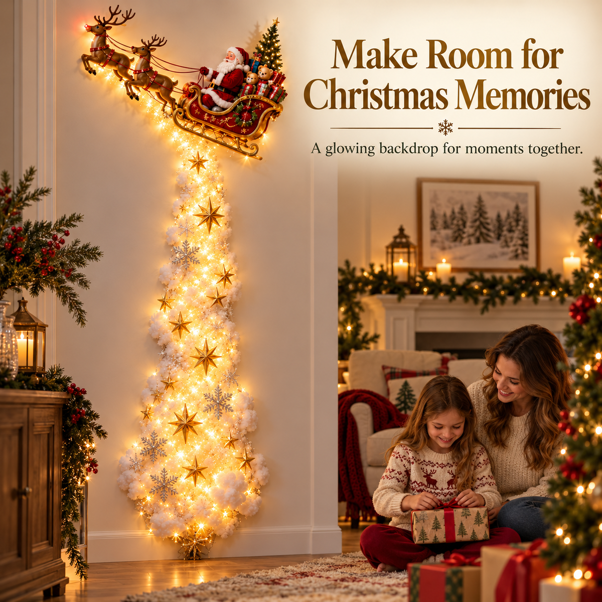 ✨Christmas Magic Trail Wall Light - A Little Christmas Magic, Right on Your Wall✨
