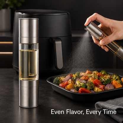 Dual-Sided Manual Salt and Pepper Grinder