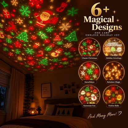 🎄 Christmas And 🎃 Halloween Magic Projection Lamp – Turn Any Room Into a Holiday Wonderland ✨