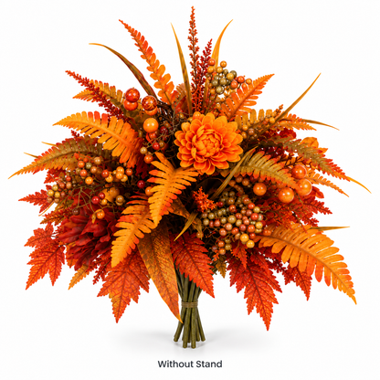 🍂Autumn Harvest Floral Garden Stake Arrangement