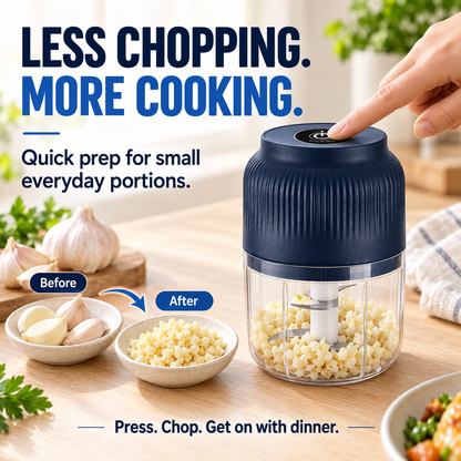 Wireless Mini Food Chopper with USB Charging