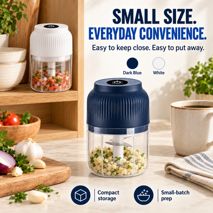 Wireless Mini Food Chopper with USB Charging