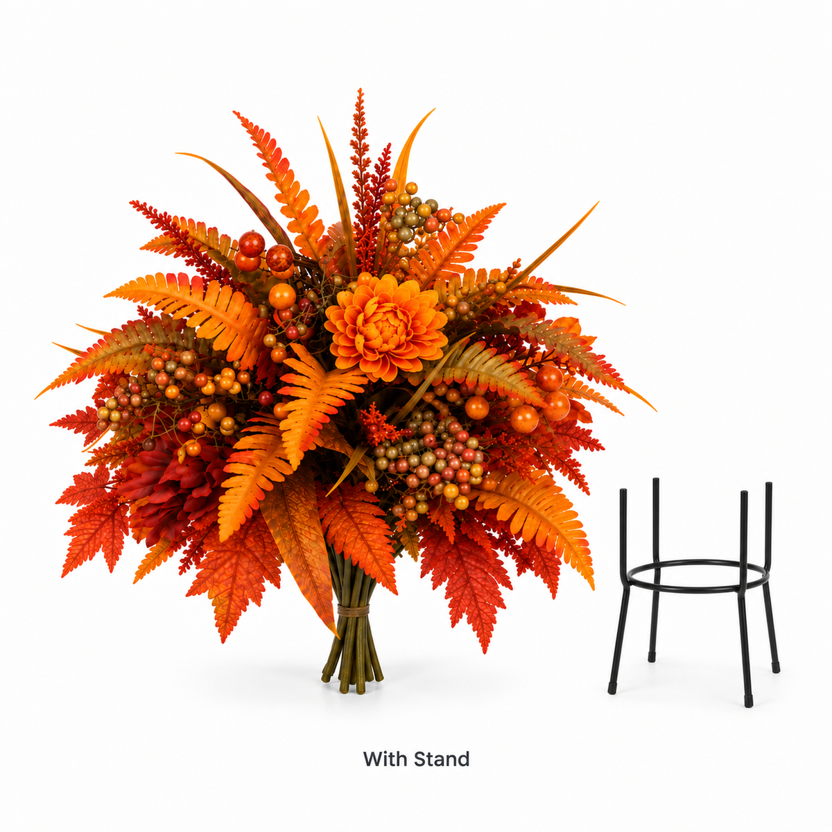 🍂Autumn Harvest Floral Garden Stake Arrangement